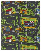 City life gyermekszőnyeg, 95 x 200 cm, 95 x 200 cm
