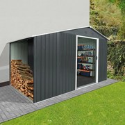 Avenberg Kerti ház fatárolóval 3,22 x 1.96 m ANTRACIT SD-X68EWS