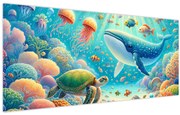 Kép - A világ a víz alatt (120x50 cm)