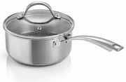 Tescoma SteelCRAFT nyeles edény fedővel, 18 cm átmérő, 2 l, 2 l