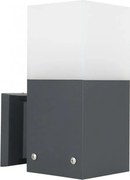 Kültéri kerti fali lámpa sötétszürke modern 22 cm Su-ma