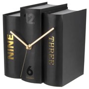 Fekete könyv formájú asztali óra - Karlsson