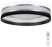 LED Dimmelhető mennyezeti lámpa SMART CORAL LED/24W/230V fekete/fehér + távirányító