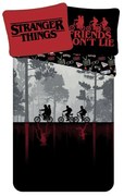 Jerry Fabrics Pamut ágynemű Stranger Things Upside Down, 140 x 200 cm, 70 x 90 cm