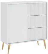 BARCELONA Komód Fehér Színben