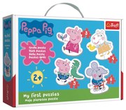 Trefl Baby puzzle Peppa Malac, 4 az 1-ben