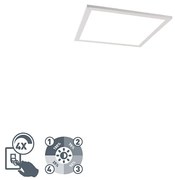 Mennyezeti lámpa fehér 40 cm beépített LED-del, 4 fokozatban szabályozható - Liv