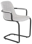 Világosszürke étkezőszék szett 2 db-os Thirsty – Zuiver