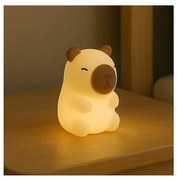 LED RGBW fényerőszabályozható újratölthető gyerek éjszakai lámpa KAPYBARA LED/0,45W/5V 800 mAh