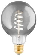 Eglo 110086 Decor Spiral E27-LED-G95 dimmelhető gömb fényforrás, 4W=11W, 2000K, 100 lm