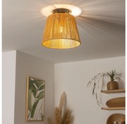 Brilagi - LED felületre szerelhető csillár CERIA BOHO 1xE27/40W/230V átm. 28 cm barna