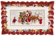 Obdélníková desingová mísa s motivem Santa Clause, 35x23x3.5 cm, kolekce Toy's Fantasy - Villeroy & Boch