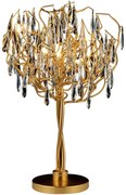 Kristály asztali lámpa 5xG9/40W/230V arany