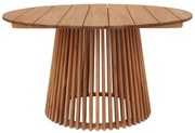 Teakfa kerek kerti étkezőasztal ø 120 cm Lorca – House Nordic