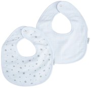 Fehér muszlin előke szett 2 db-os – Bébé Douceur