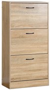 Cipőtartó rekesszel G1016 OAK, tölgyfa, 3 emelet