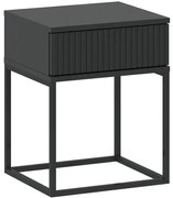 Éjjeliszekrény Fekete Színben CADRO NR1 40 cm PUSH