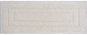 Krémszínű pamut lépcsőszőnyeg szett 16 db-os 25x65 cm Tablo Krem – Vitaus