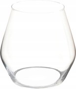 Elegáns üveg virágdekorációs váza átlátszó Teca átm. 19 cm