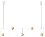 Fehér-natúr színű fém ajtófogas 39 cm Estique – Umbra