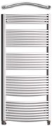 Birossi törölközőszárító radiátor - íves - fehér - 750 x 1680 mm