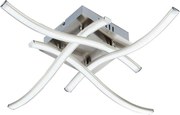 LED mennyezeti lámpa 4xLED/2,6W/230V 3000K matt króm
