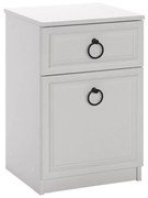 Éjjeliszekrény 63x40 cm fehér