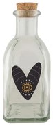 Bohemia Gifts Szív üvegpalack, 250 ml