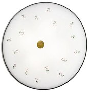 Kolarz 731.U14.4.70- Mennyezeti lámpa NONNA 4xE27/60W/230V átm. 54 cm zöld/réz