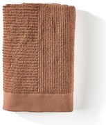 Narancssárgás barna pamut fürdőlepedő 70x140 cm Terracotta – Zone