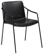 Boto fekete bőrutánzat étkezőszék - DAN-FORM Denmark