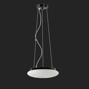 Osmont 60451 Saturn L1 függesztett üveglámpa fekete/fehér IP20 3000 K 1