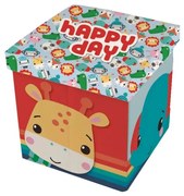 Fisher Price Happy Day játéktároló 30×30×30 cm