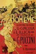 Reprodukció "La Boheme" by Giacomo Puccini (1895), Adolfo Hohenstein