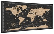 Klarstein Wonderwall Air Art Smart, infravörös hősugárzó, 120 x 60 cm, 700 W, éjszakai térkép