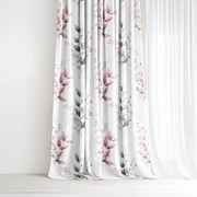 Goldea pamut drapéria deluxe - zsenge rózsák 140x160 cm