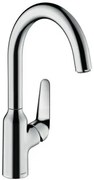 Mosogató csaptelep Hansgrohe Focus forgó karral króm 71802000