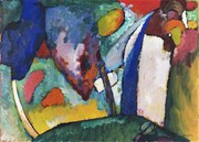 Reprodukció The Waterfall (1909), Wassily Kandinsky