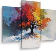 Kép - Színes fa (90x60 cm)