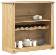 Corona tömör fenyőfa bortároló szekrény 107,5x51x105,5 cm