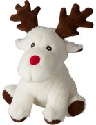 Rénszarvas ajtóütköző fehér, 26 cm