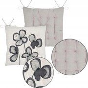 Székpárna Kétoldalas virágos 38x38 cm, steppelt