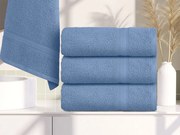 CLARYSSE ELEGANCE 60x110 cm kék törölköző, 100% pamut
