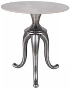 Snake dohányzóasztal fehér/ezüst