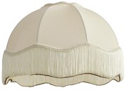 Szövet lámpaernyő bézs színben, fehér belsővel 45/15/21,5 - Heritage