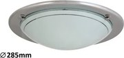 Rabalux beltéri mennyezeti lámpa  e27 60w ip20 króm opál üveg ufo