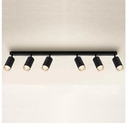 Brilagi Brilagi - Fürdőszobai spotlámpa SELE 6xGU10/30W/230V IP44 fekete BG1655