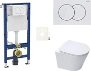 Fali WC szett Geberit előtétfalas szereléshez + SAT Infinitio WC SIKOGESINF10D01
