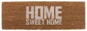 Home Sweet Coir lábtörlő fehér felirattal, 75 x 26 cm - PT LIVING