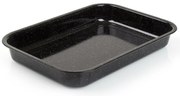 Banquet CULINARIA Black zománcozott sütőteps 42 x29 x 6 cm, L